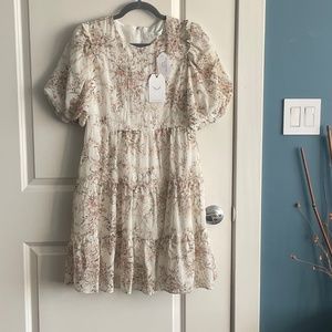 Floral Mini Shift Dress